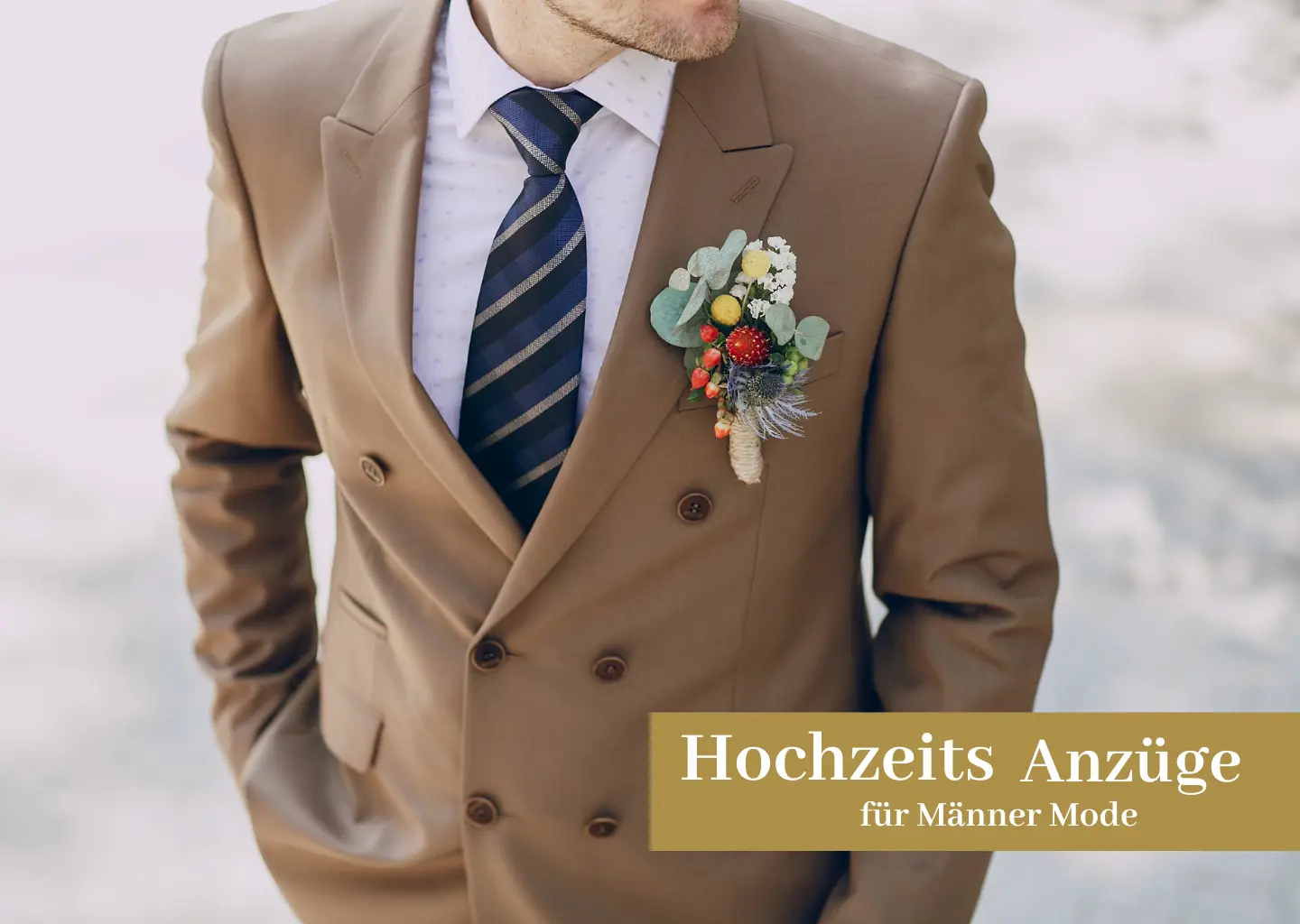 Gekleidet um zu beeindrucken: Hochzeitsanzüg Männer Mode