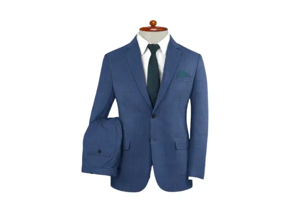 Herren Karoanzug Marineblau bei Brandmarkt outlet store