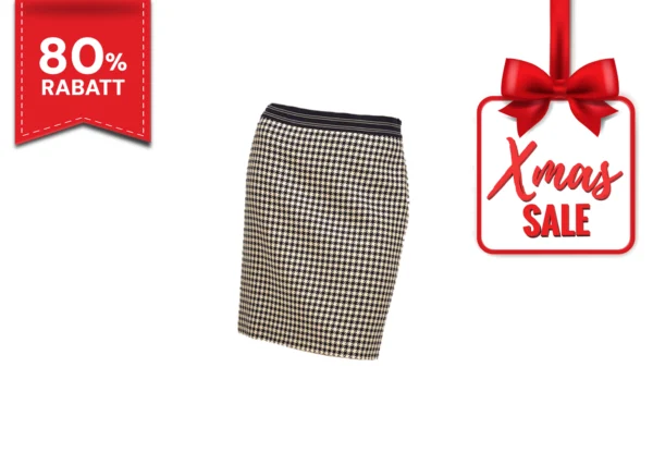 Eleganter und modischer Windsor Rock mit klassischem Hahnentrittmuster, jetzt mit 80% Rabatt im Christmas XMAS Sale.