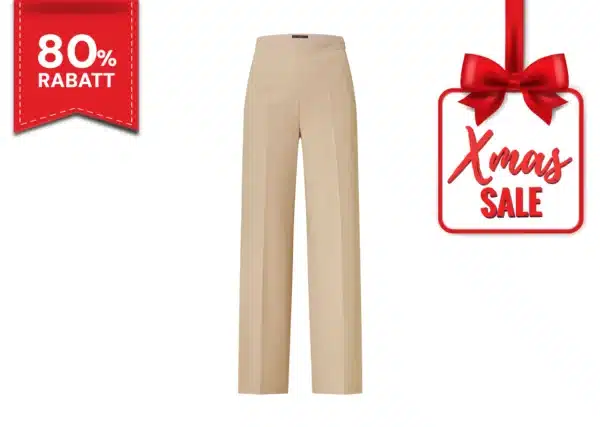 Elegante beige Hosen Damen – 80% Rabatt im Weihnachts-XMAS-Sale bei Brandmarkt Outlet Store Winterthur