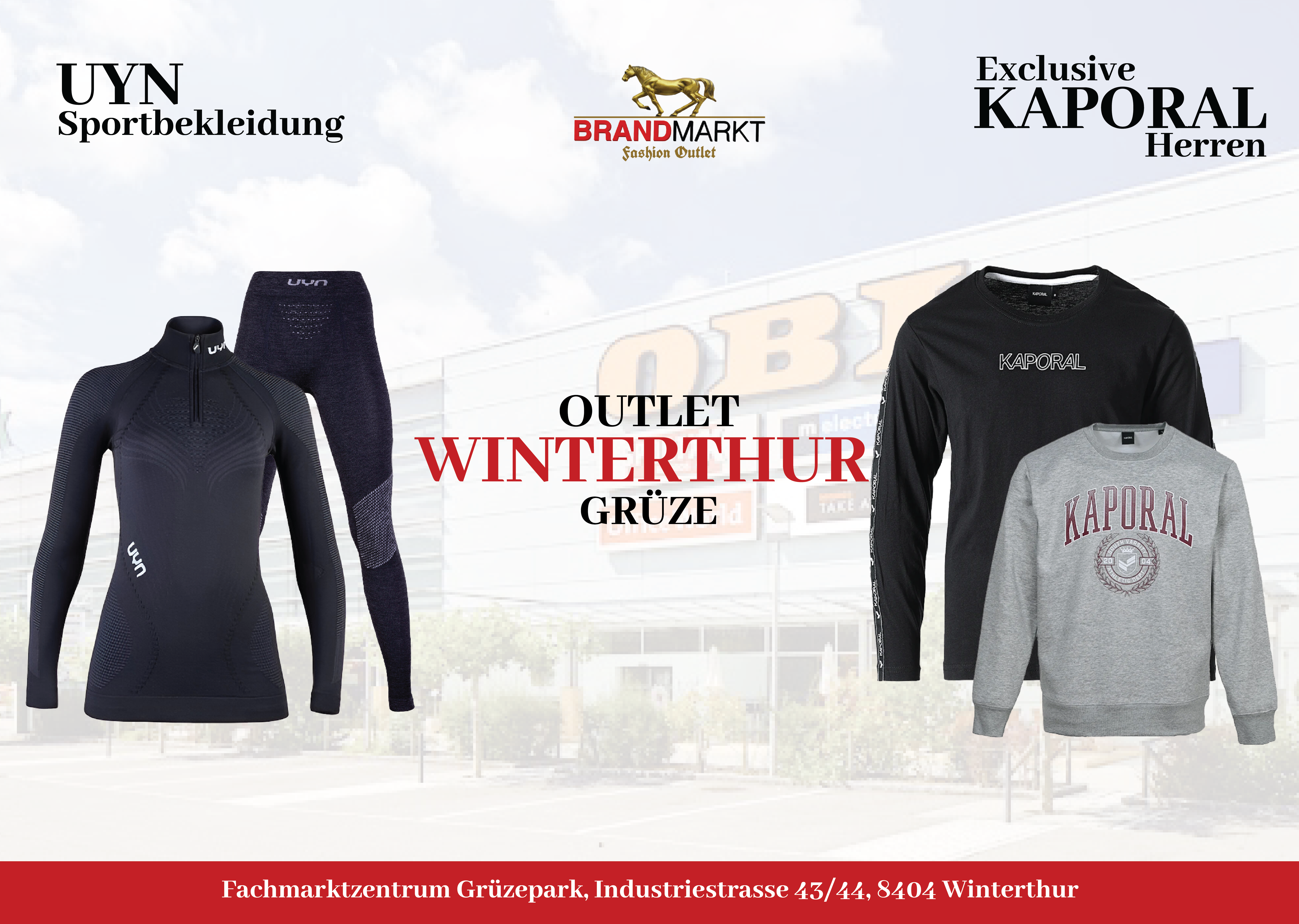 Top-10 Markenmode | BrandMarkt im Outlet Winterthur Grüze