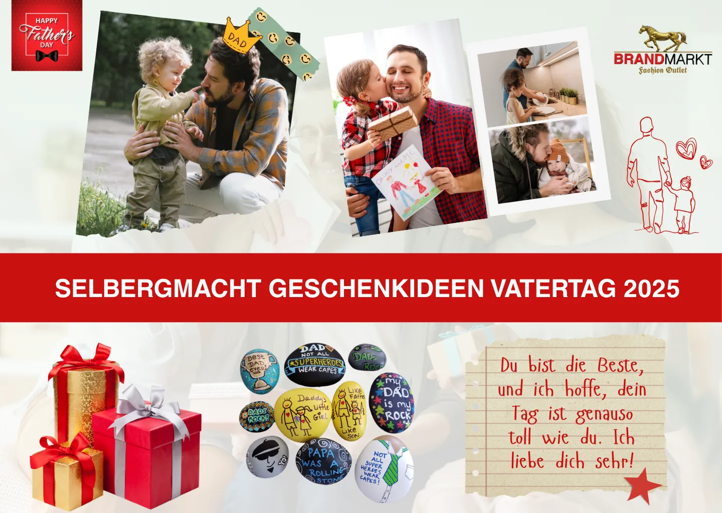 Selbergmacht Geschenkideen Vatertag