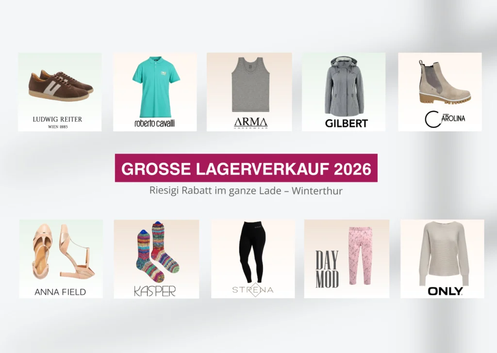 Brandmarkt Grosser Lagerverkauf 2026 in Winterthur auf Originalmarken