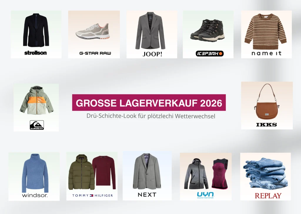 Brandmarkt lagerverkauf mode
