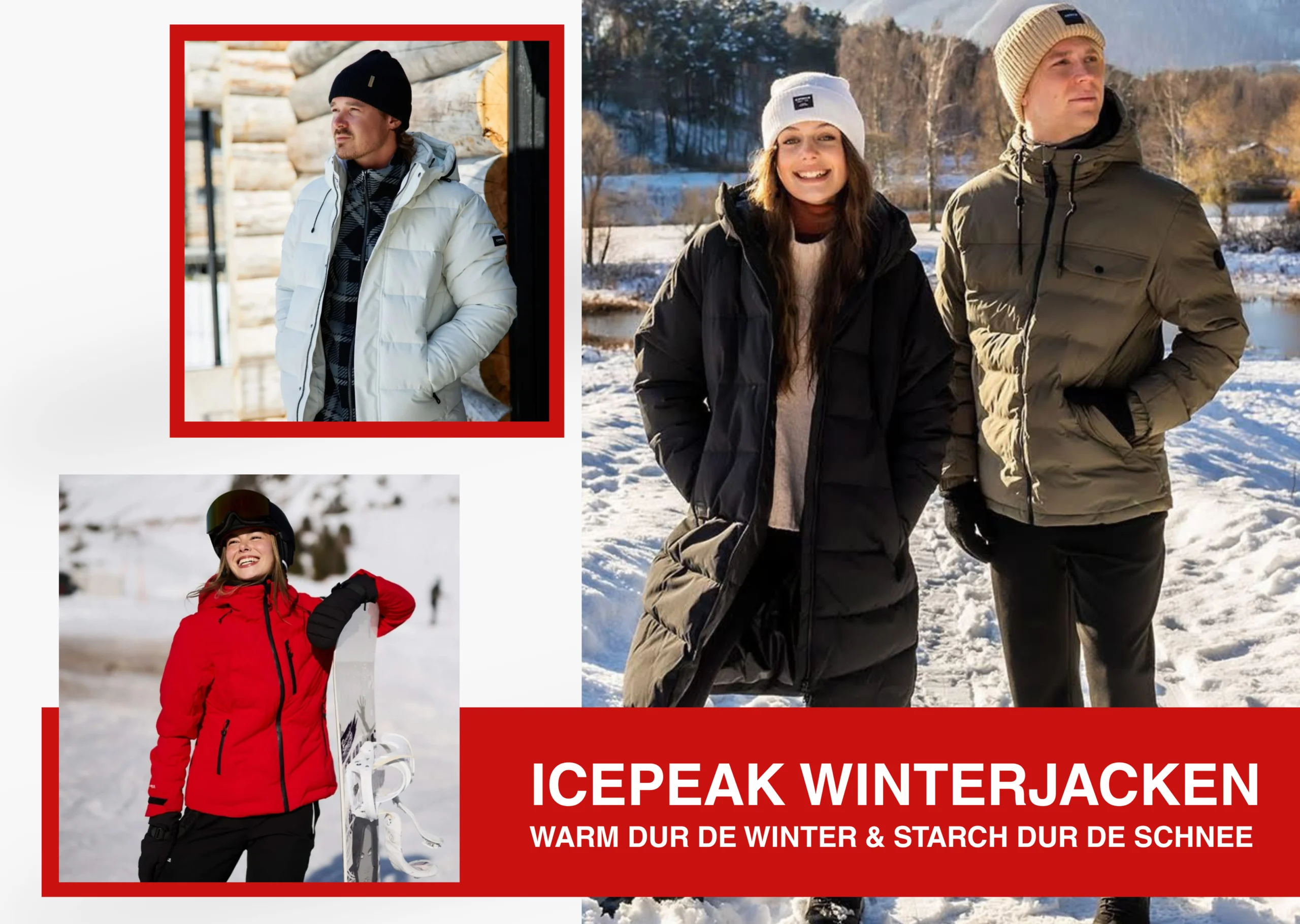 Icepeak Winterjacken – Warm Dur De Winter & Starch Dur De Schnee | Bis Zu 70% Rabatt