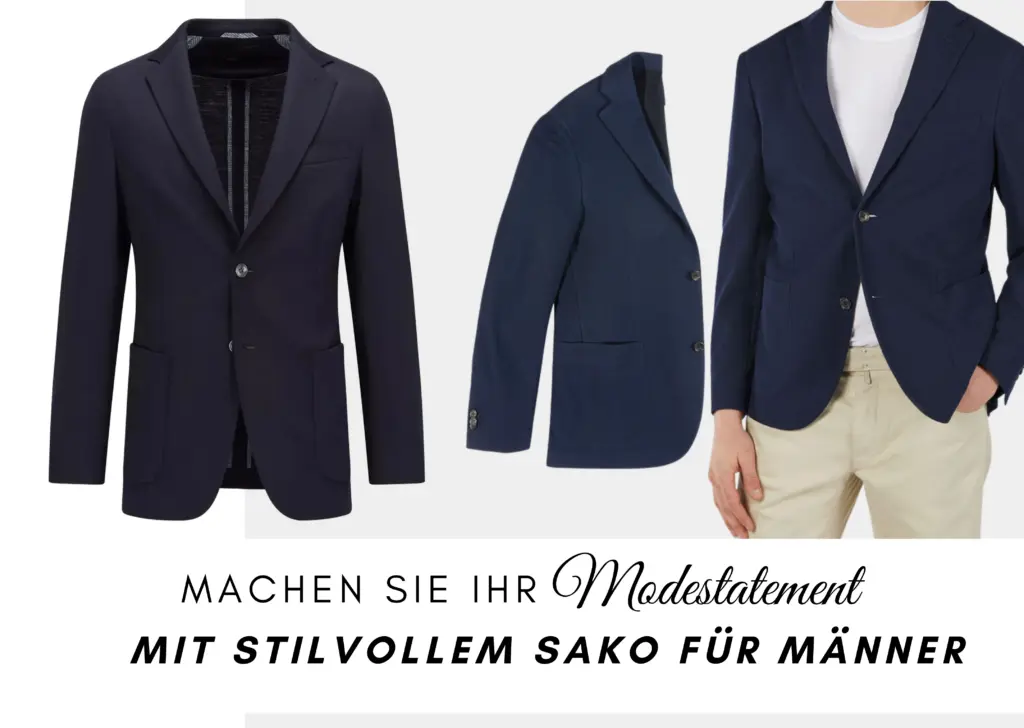 Setzen Sie Ihr modisches Statement mit der stylischen Männer sakko.