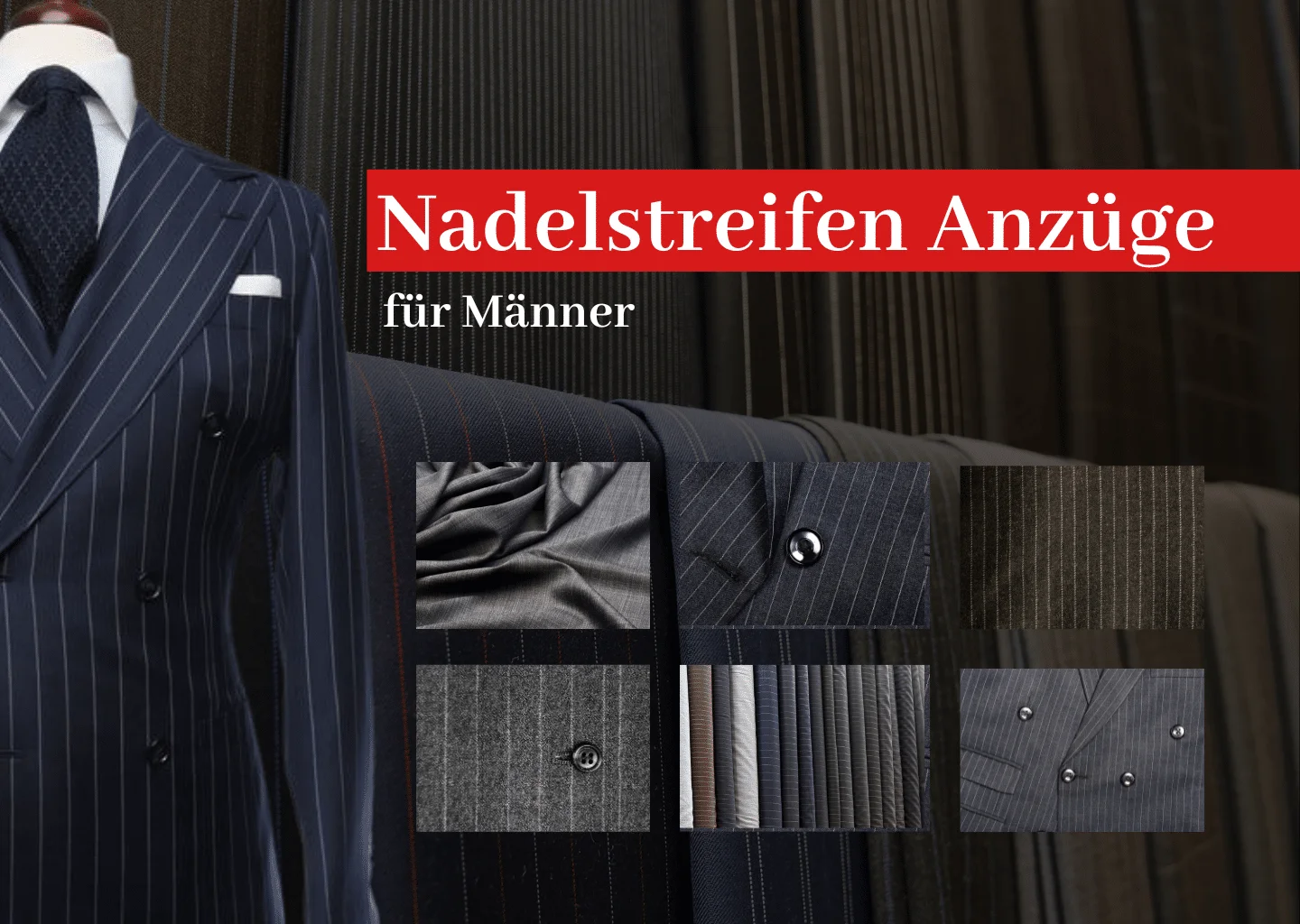 Nadelstreifenanzüge für Herren- ein Zeitloser Klassiker