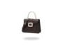Dunkelbraune Schultertasche availabe at Brandmarkt outlet suisse