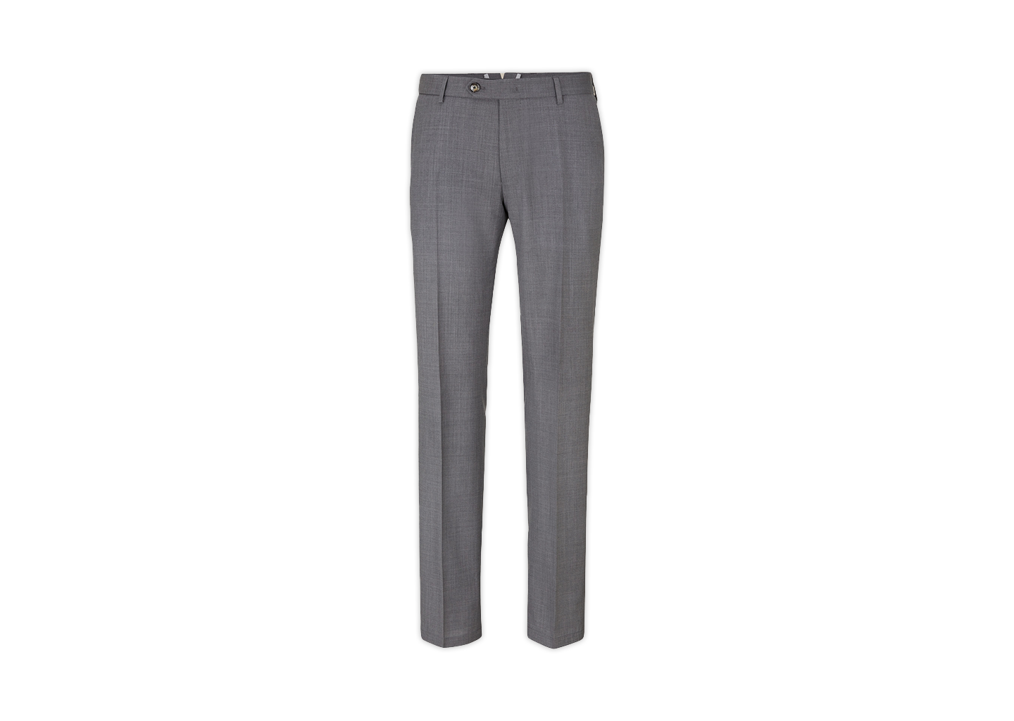 Wollmix-Hose Santios mit Bundfalte in Grau